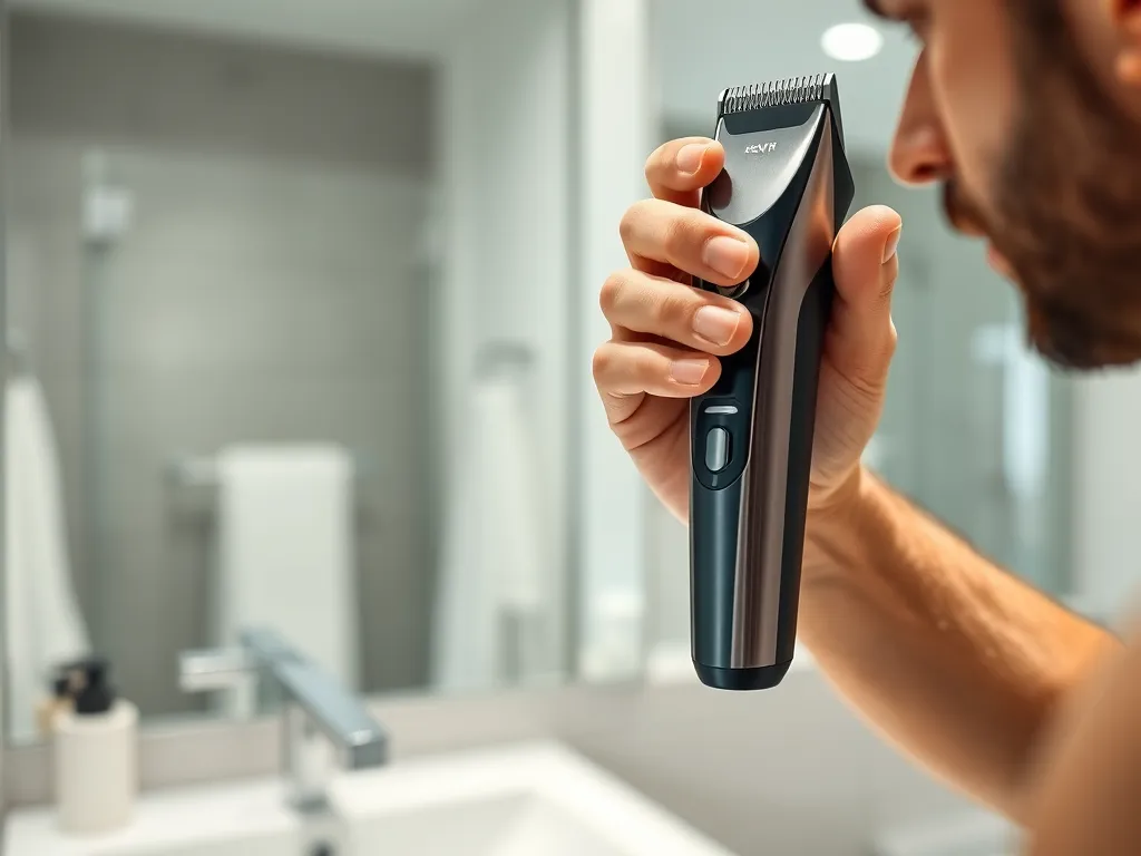 Jak golić twarz trymerem?