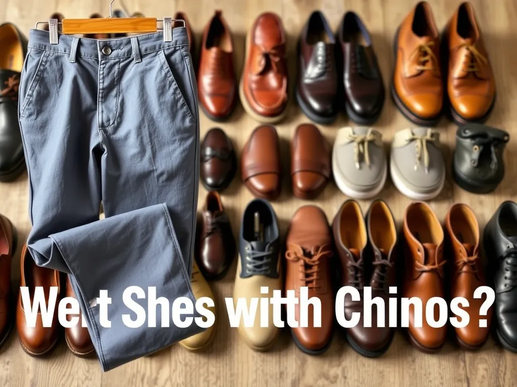 Jakie buty do chinosów?