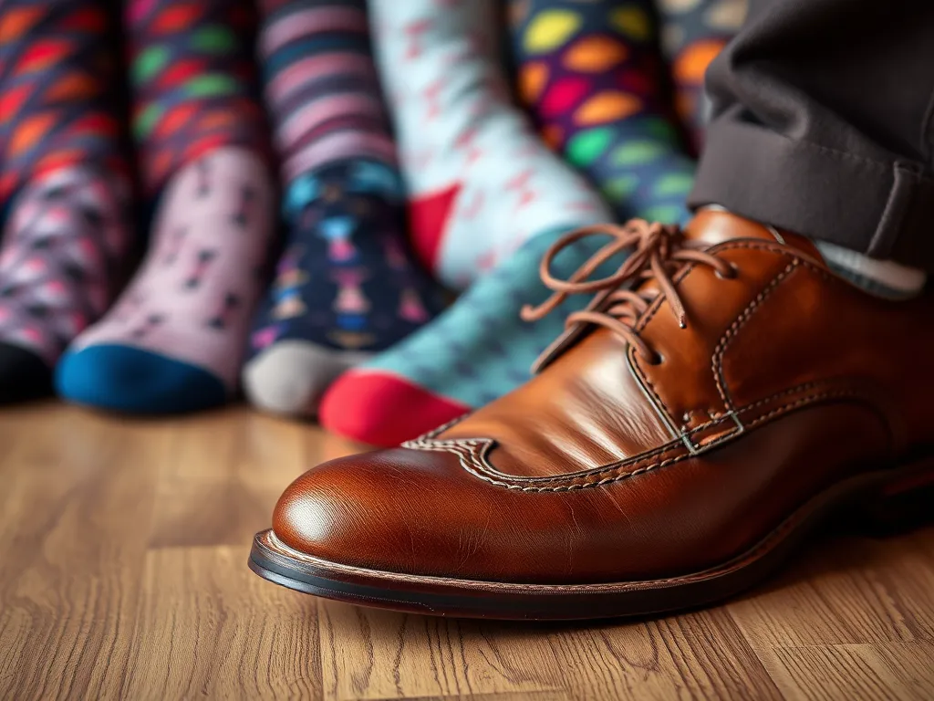Jakie skarpetki do brązowych butów?